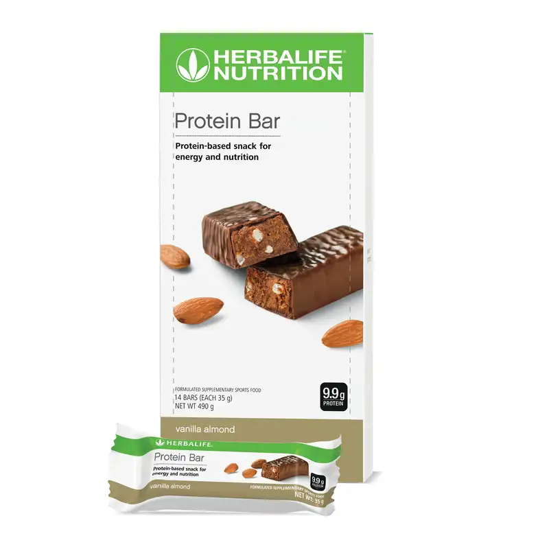 Protein Bars Vanilla Almond 14 x 35g bars per box